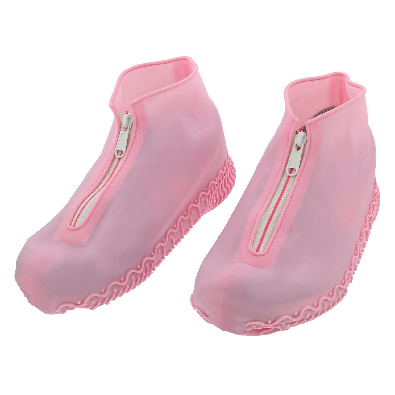 Get Out! Silicone Shoe Covers Zipper Rain Shoe Covers Reusable Overshoe Galoshes